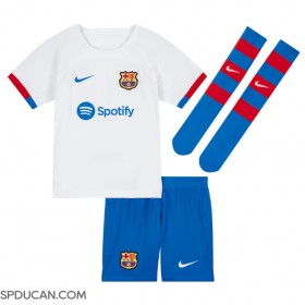 Dječji Nogometni Dres Barcelona Pedri Gonzalez #8 Gostujuci 2023-24 Kratak Rukav (+ Kratke hlače)